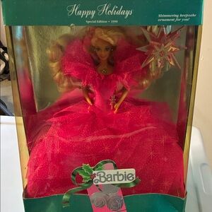 1990 Barbie Holiday Special Edition Doll - Vibrant Pink
